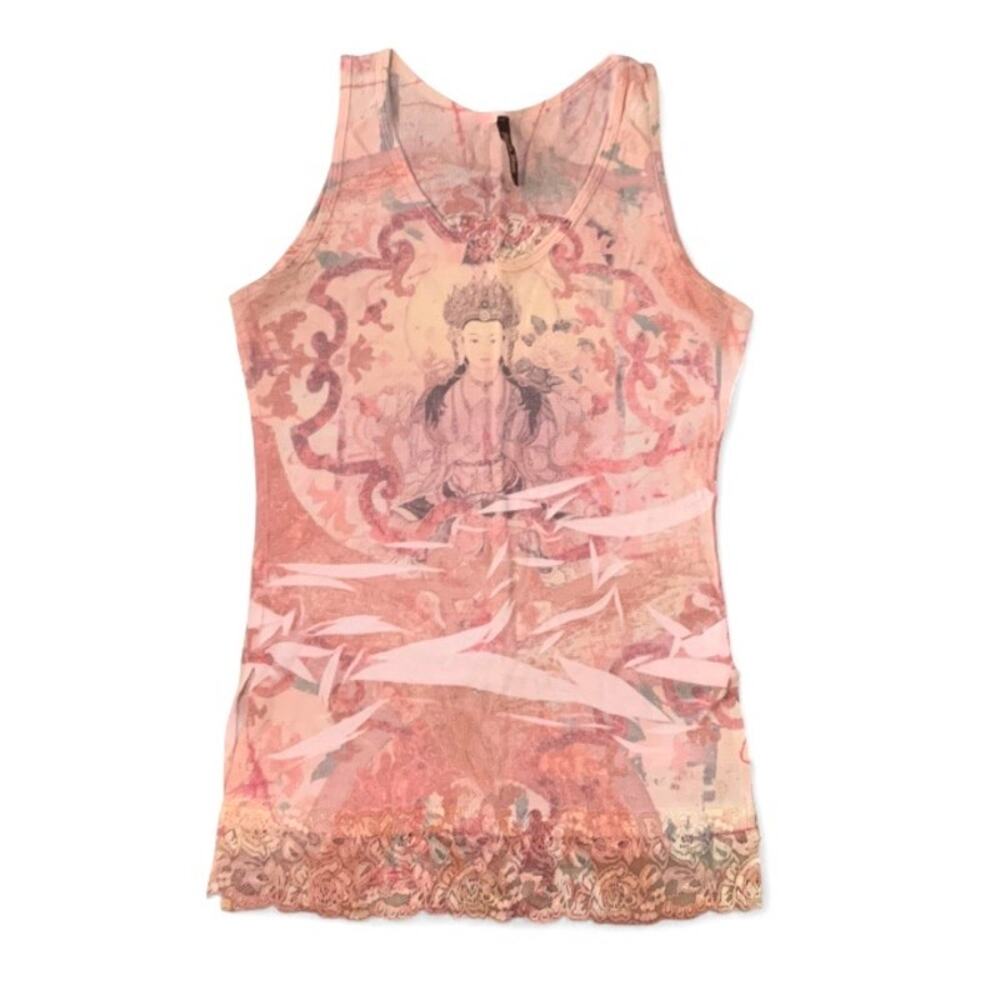 Sienna Rose Vintage Boho Buddha Graphic Tank Top